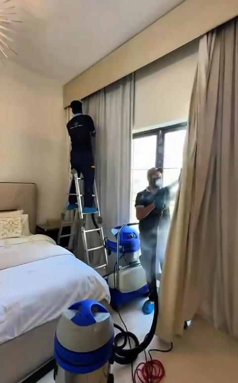Curtain and furniture cleaning